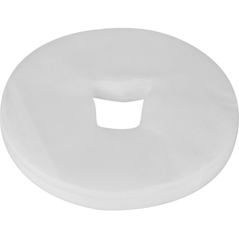 200 pièces de tapis de massage jetables en tissu non tissé, avec trou pour le visage, oreiller et serviette (rond) (1/5)