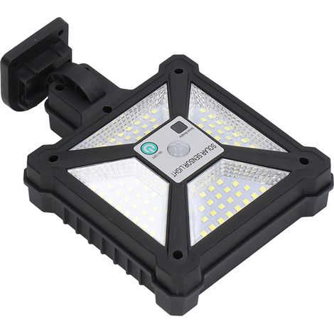 Solarbetriebene Außenleuchte mit Bewegungsmelder, IP65 wasserdicht, LED, mit Fernbedienung für Wege und Zäune (1/5)