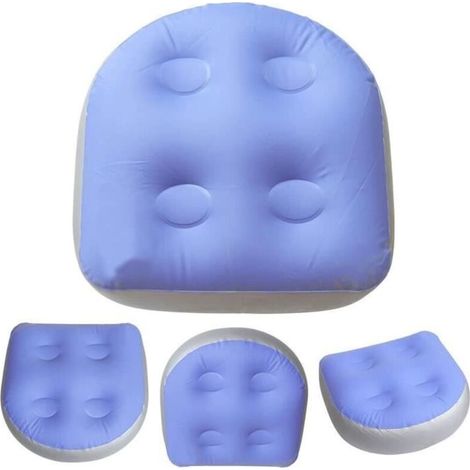 Tapis de massage gonflable imperméable pour bain, avec ventouses et picots d'acupression pour le dos et le spa. (1/5)
