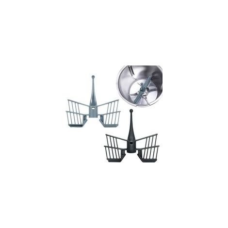 Lot de 2,Thermomix Accessoires pour Thermomix TM5 TM6 TM31, Accessoire, Fouet Batteur,Remplacement Pièces de Rechange(Noir, Gris) (1/5)