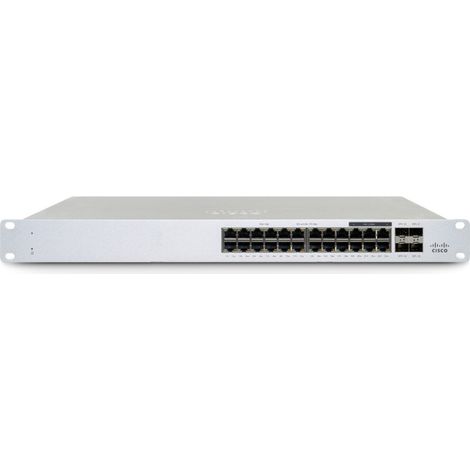 Cisco Meraki MS130-24P Gestito L2 Gigabit Ethernet (10/100/1000) Supporto Power over Ethernet (PoE) 1U Bianco