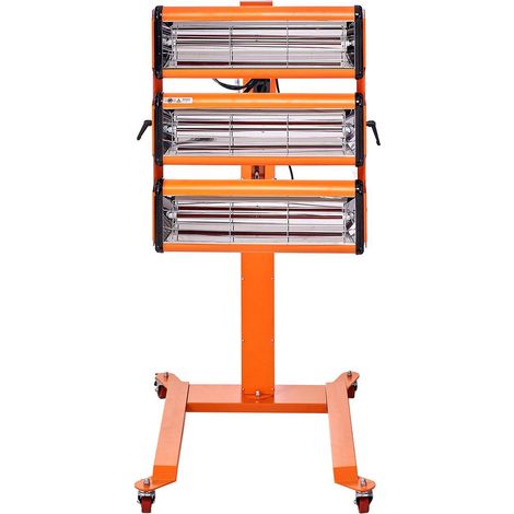 Infrarot-Lacktrockner für Autos, 3300 W, 1–60-Minuten-Timer, hydraulische Höhenverstellung und mobiles Fahrgestell (1/5)