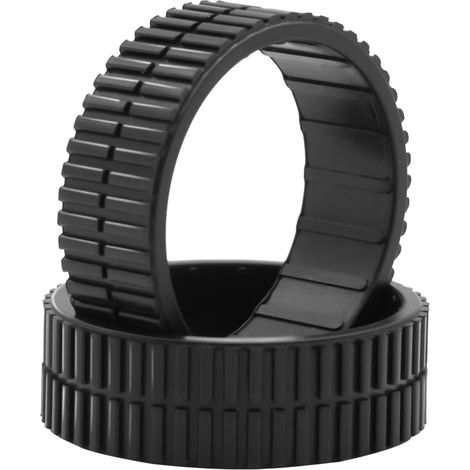 Pneus de rechange antidérapants et résistants à l'usure pour iRobot Braava 380, 380T et 320 (pièces détachées pour robot aspirateur et laveur de sols iRobot - mint5200) - Lot de 2 (1/5)