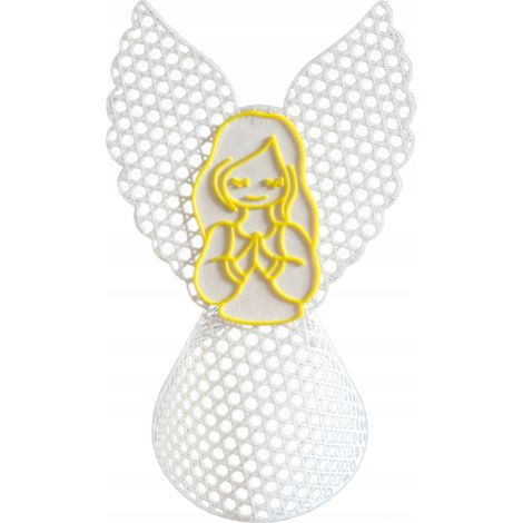 Ángel para colgar en el árbol de Navidad Para el belén Decoración de ángel Figurita para un pastel (1/5)