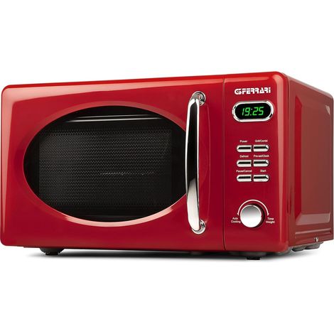 G3 ferrari g10155 microonde vintage combinato digitale "sapormio vintage", 1150w, 20 litri, 8 programmi, rosso (1/6)