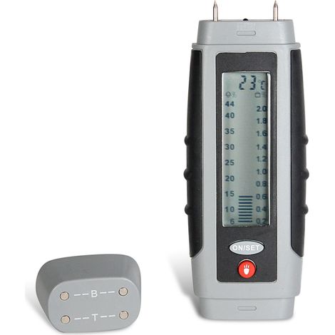 Fishtec – Testeur d'humidité digital – Mesure précise bois, plâtre, béton – Affichage LCD – Pour chantiers humides et espaces confinés (1/5)