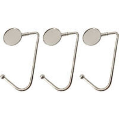 Crochet Pour Bas De Noel - Metal Rond - Longueur 12 cm - Pour Decoration Festive Interieure - Lot De 6 (1/5)