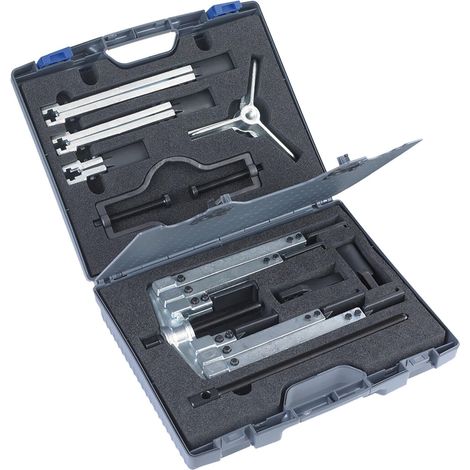 SW-Stahl 11803L Außenabziehersatz 2-und 3-armig I KFZ Universalabzieher ø 25-130mm I Innen-und Außenabzieher I extra schlanke Abzugshaken I mit Haken-Spanner