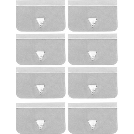 Canal de déflecteur de pluie et de vent universel pour voiture, ensemble de clips de retenue de fixation en acier inoxydable (8 pièces). (1/4)