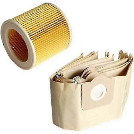 5 sacs à poussière et 1 filtre pour aspirateur Karcher WD3 Premium - Aoba - Achetez maintenant -AquaForge