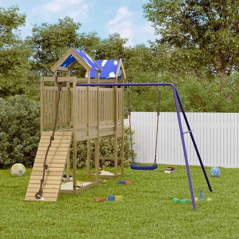Outdoor Playset Impregnated Wood Pine vidaXL (1/5)