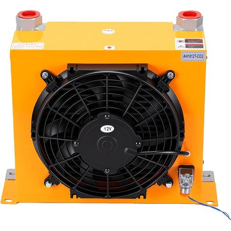 Refroidisseur Hydraulique à Air DC 100 L/min, Radiateur D'huile Métallique Refroidi par Air, Débit D'air 1330 M³/h, pour Système Hydraulique de Machines Agricoles, Excavatrice (1/5)