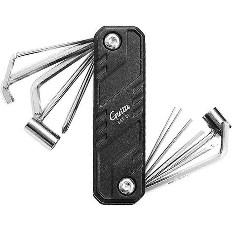 GUITTO GGT-01 Multitool für Gitarre, Taschenwerkzeug für Bassgitarre und Gitarrenzubehör (1/5)