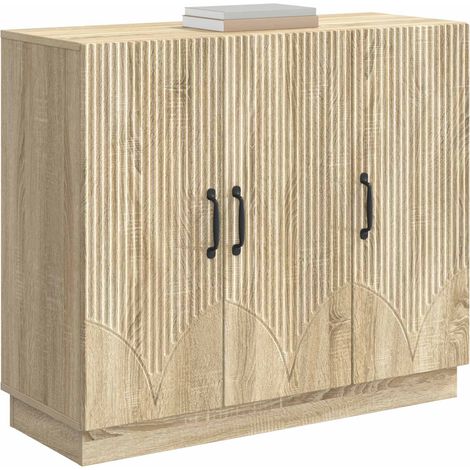 Maison Exclusive - Credenza Rovere Sonoma 89 x 34,5 x 77 cm Legno ingegnerizzato