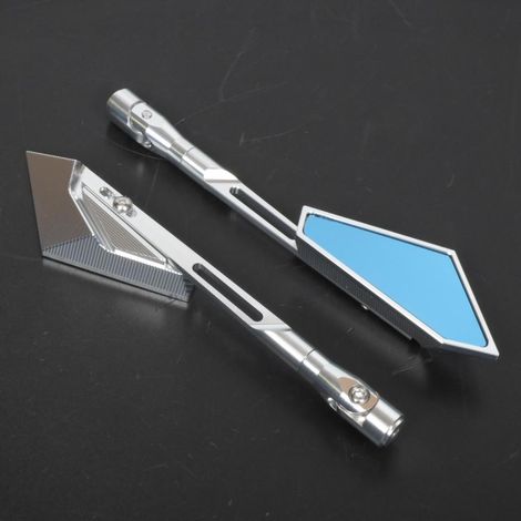 paar mad spiegel für auto homa silver alu cnc neu (1/3)