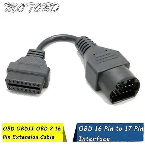 Adaptateur OBD2/OBD II 17 broches vers 16 broches pour Mazda (ST1M709)