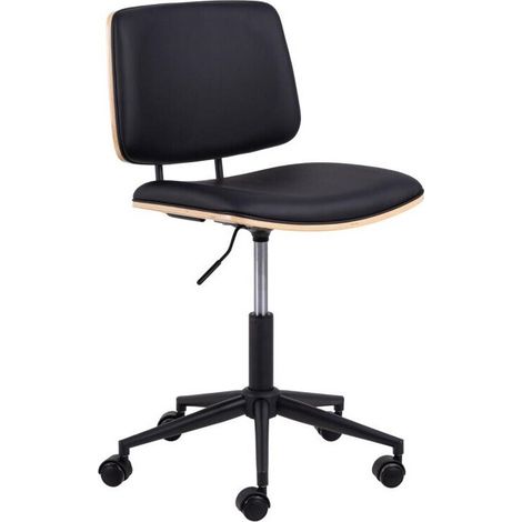 Silla de oficina Norsica 802 , 91x49x54cm, Sin reposabrazos, Con ruedas, Mecanismo de la silla: Económico