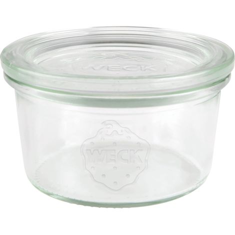 Weck Vasetti con coperchio in vetro, capacità: 165 ml, forma a goccia, 12 pezzi (1/3)