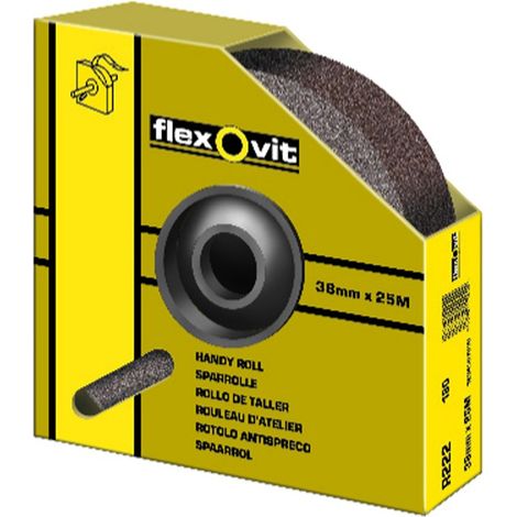 ROTOLLO DI TESSUTO FLESSIBILE CON DISPENSER - 38MMX25M
