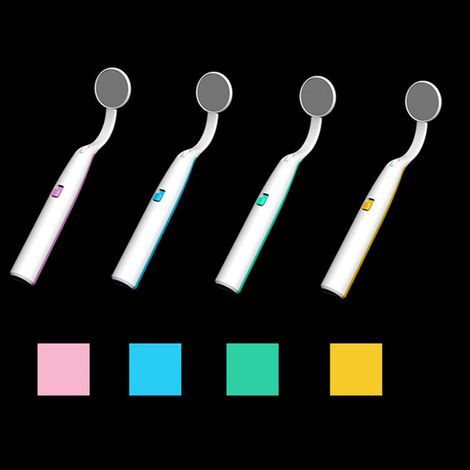 Miroir dentaire à LED pour examen buccal, miroir d'inspection dentaire éclairé (1/2)