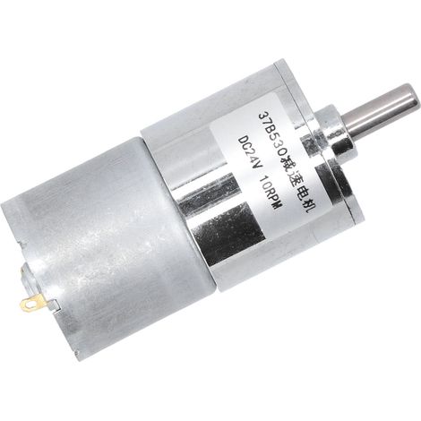 Moteur à engrenages CC 37B530, réducteur électrique à arbre excentrique, motoréducteur pour automatisation de bureau, 12V, haute précision (1/5)