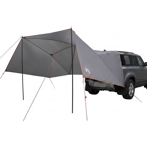 Tente de Voiture Abri Pliable Extérieur en Acier et Polyester Gris et Orange 308 x 215 x 220 cm (1/5)