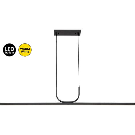 Lampada a sospensione LED 25W Rabalux Elia nera Ø120 (1/5)