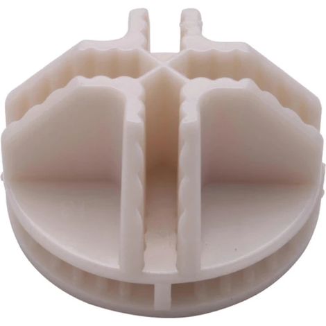 Filiyano-20 connecteurs cubiques en ABS pour étagères grillagées (blanc) (1/2)