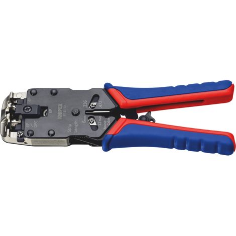 Draper 26138 KNIPEX 97 51 12 SB Crimping Pliers for Western plugs, 200mm