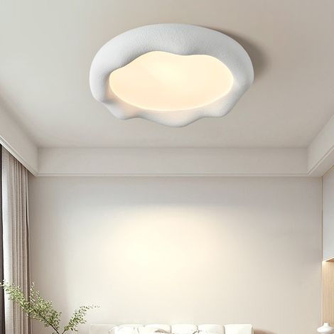 Plafonnier LED blanc nuage, 3 températures de couleur pour chambre à coucher (1/5)