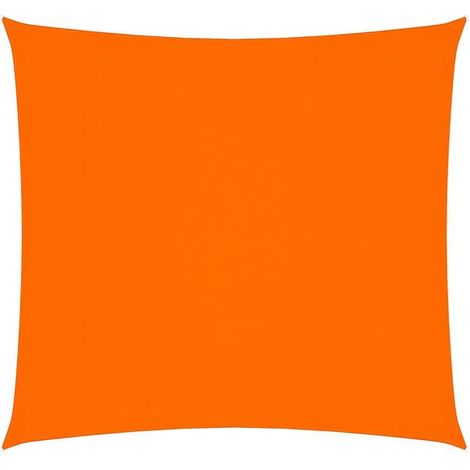 Auvent carré de 2 x 2 mètres en tissu Oxford orange (1/5)