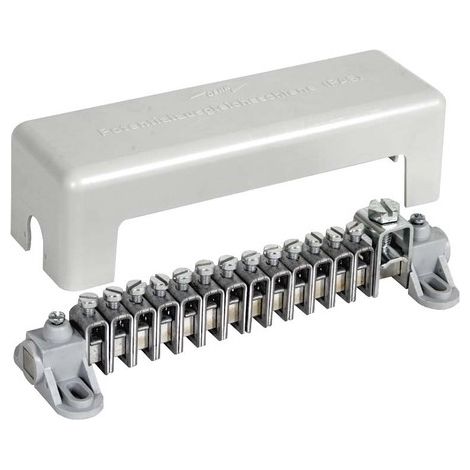 Barra de equipotencialidad Dehn 13x2.5-25 Gris Durable