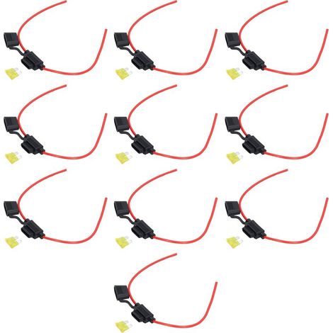 10 Inline-Sicherungshalter mit Schmelzwiderstandsverdrahtung (1/5)