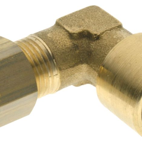 Coude RS PRO Femelle métrique M14 BSPP 1/4" femelle en Laiton, Coude ( Prix pour Paquet de 10 )