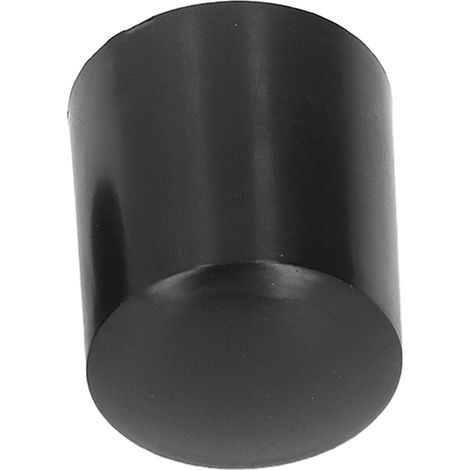 Lot de 100 embouts de poteaux de clôture électrique, bouchons ronds en plastique, étanches, noirs, 5 mm, pour systèmes de clôture électronique à impulsions haute tension. (1/5)