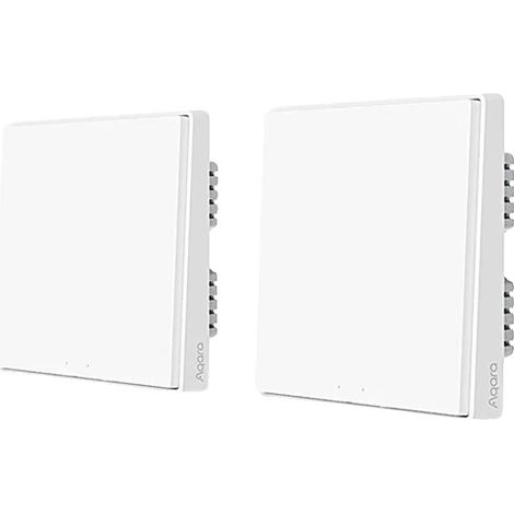 Interruttore intelligente, tecnologia Zigbee, controllo remoto, D1 senza neutro 1KX2 (1/2)