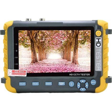 Testeur de vidéosurveillance prenant en charge la caméra IP Testeur De Vidéosurveillance 5 Pouces 8mp TVI CVI 8mp AHD, Testeur De Caméra Vidéo 4 En 1, Moniteur AHD, Testeur Portable IV8W IV8C VGA, Con (1/5)