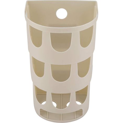 Boîte de rangement murale kaki pour sacs poubelles, suspendue pour cuisine et salle de bain (1/5)