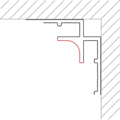 Roth Zubehör Vipanel Inneneckenprofil 2550mm weiß, 1135010253