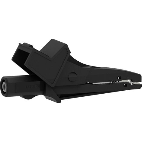 Electro PJP 5004/LM-IEC-CD1-N Pince crocodile noir Plage de serrage max.: 13 mm Longueur: 91 mm 1 pc (1/2)
