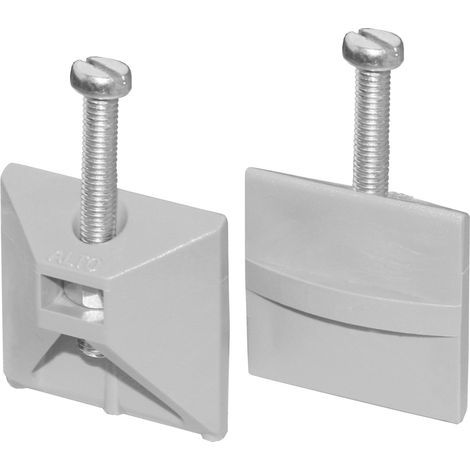 First Plast – Système BGP – Blocage en métal pour grilles de caniveaux PVC Pratiko CSA130/CSA200 – Solution robuste pour sécuriser les grilles