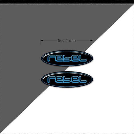 Protection de réservoir pour Honda Rebel Cm Cmx 125 250 300 500 1100 Cmx500 Cmx300 : autocollants, emblème, logo, kit de protection pour carburant et huile, protection pour les genoux - Rebel1 (1/5)