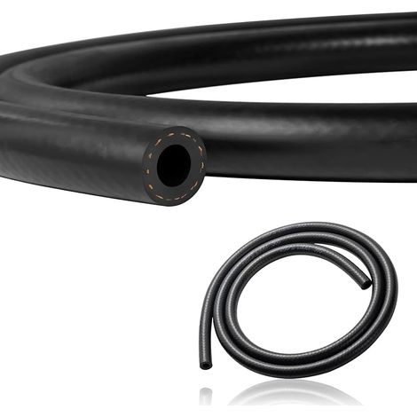 Tuyau De Carburant De Diamètre Intérieur 8mm, Tuyau De Carburant En Caoutchouc Nbr De 1,5m, SAE J30R7 300PSI Par (1/5)