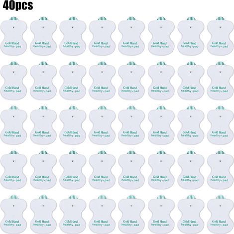 40/50/100 TENS electrodes, adhesive gel for massage and electrical muscle stimulation (EMS) devices, electrical relaxation therapy 05786