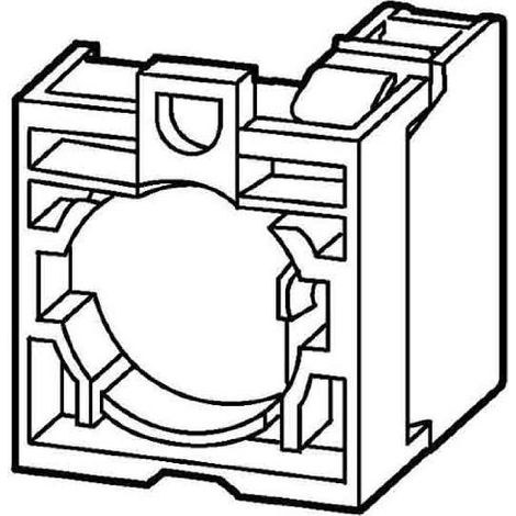 Elemento de contacto M22-AK10 1Z montado en el panel frontal
