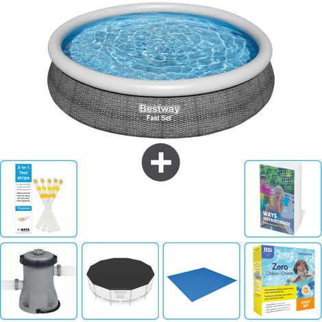 Bestway Piscina Bestway Fast Set Rotonda - 366x76 cm - 7-pezzi  S198