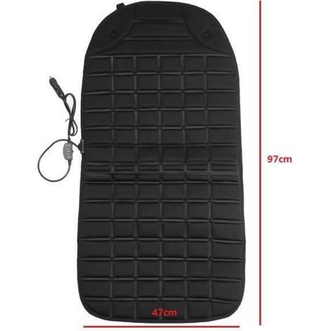 NEUFU 12V Universel Voiture Auto Siège Pad Coussin Chauffant Chauffage Chauffé Hiver (1/4)