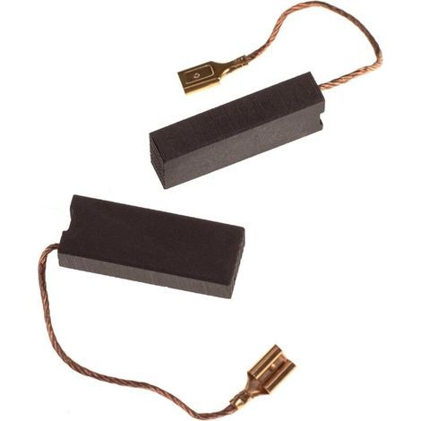 2x balais charbon 6,3 x 11,2 x 29 mm remplace Husqvarna 508.043.705 pour tondeuse à gazon