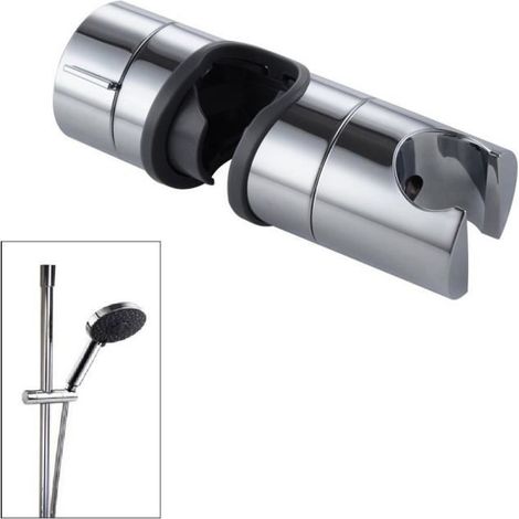 Support de Douche Réglable - Chrome - Pour Douche - Réglable en Hauteur (1/4)