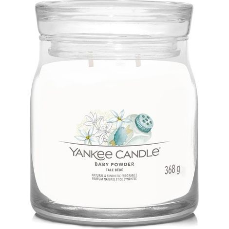 Yankee candle - baby powder signature candle detsky pudr - vonna svicka 3680g (1/3)
